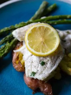 Traeger Walleye with Lemon Cream Sauce