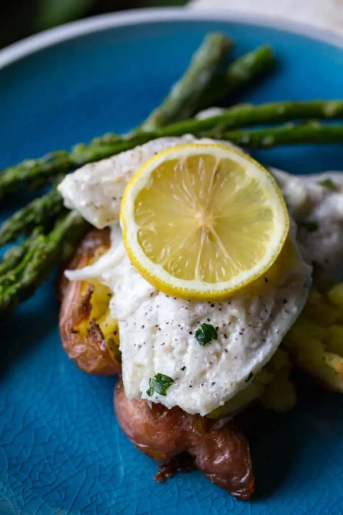 Traeger Walleye with Lemon Cream Sauce