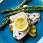Traeger Grilled Walleye with Lemon Cream Sauce