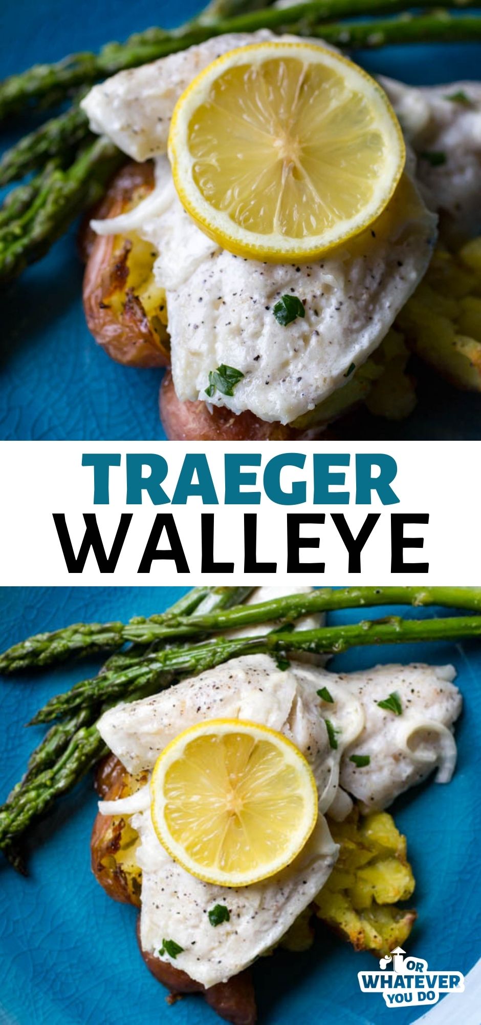 Traeger Walleye with Lemon Cream Sauce Easy woodpellet grill recipe