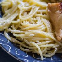 Browned Butter and Mizithra Pasta