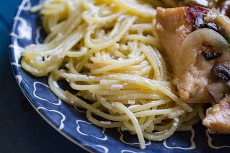 Browned Butter and Mizithra Pasta