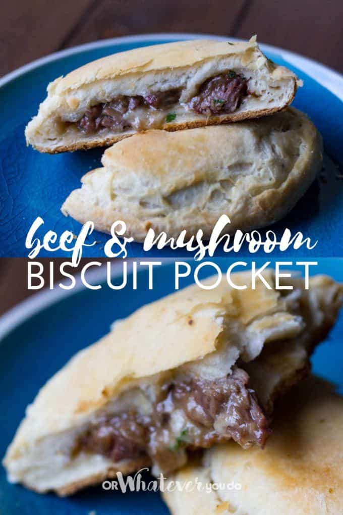 Beef and Mushroom Biscuit Pocket 
