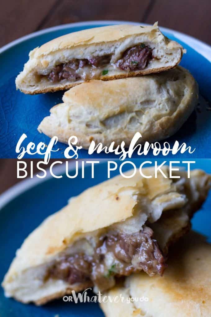 Traeger Beef and Mushroom Biscuit Pockets Easy dinner with leftovers!