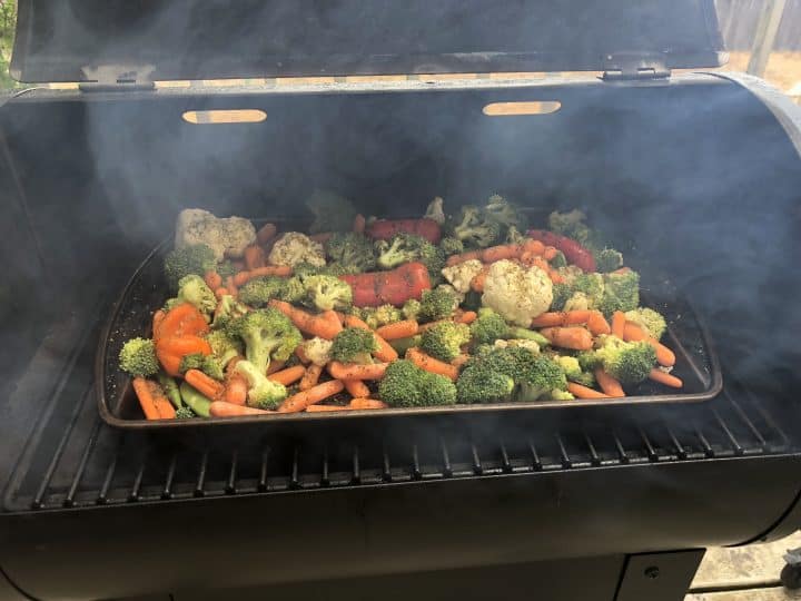 Traeger Grilled Vegetables BBQ WoodFired Veggie Tray Or Whatever