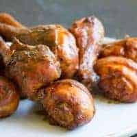Traeger Grilled Buffalo Chicken Legs