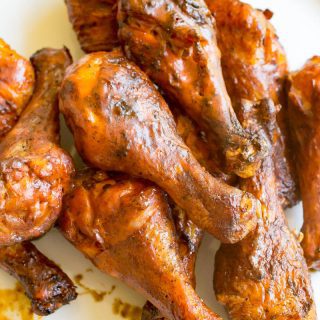 Traeger Grilled Buffalo Chicken Legs