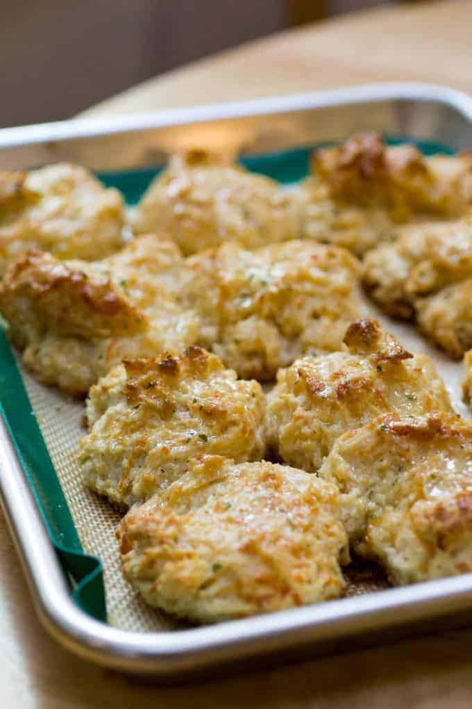 Traeger Grilled Cheddar Bay Biscuits