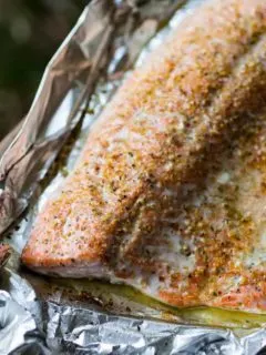 Lemon Pepper Traeger Grilled Salmon