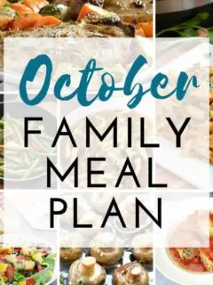 October Meal Plan
