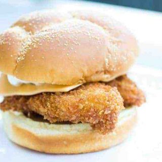 Crispy Panko Breaded Fish Sandwich