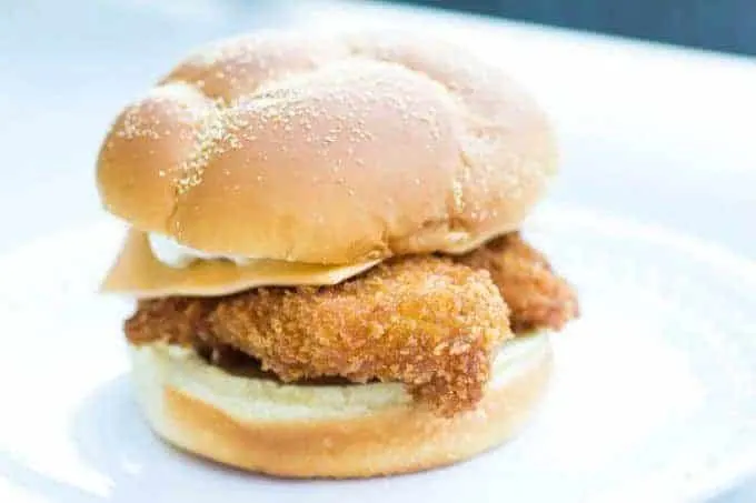 Crispy Panko Breaded Fish Sandwich