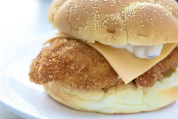 Crispy Panko Breaded Fish Sandwich