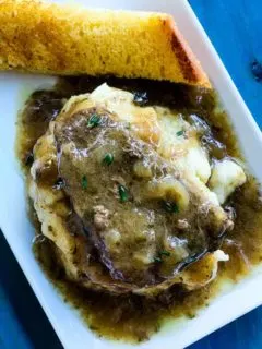 French Onion Burgers and Gravy