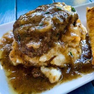 French Onion Burgers and Gravy