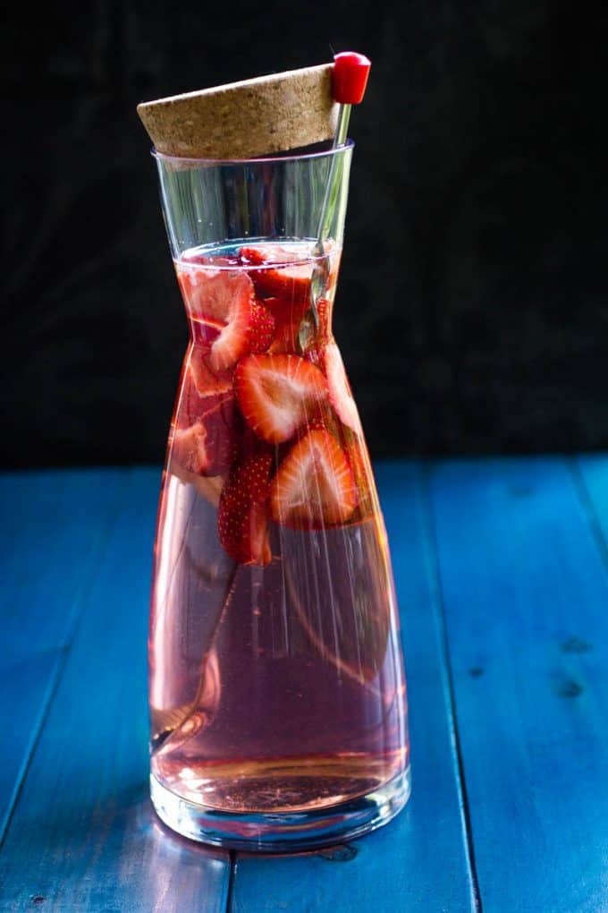 Strawberry White Cranberry Spritzer