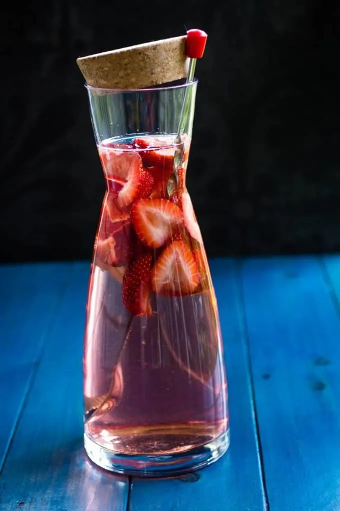 Strawberry White Cranberry Spritzer