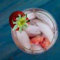 Strawberry White Cranberry Spritzer