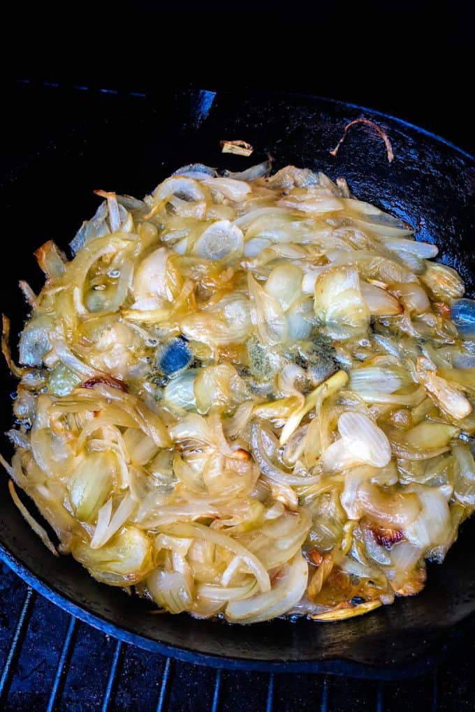 Traeger Smoked Caramelized Onions