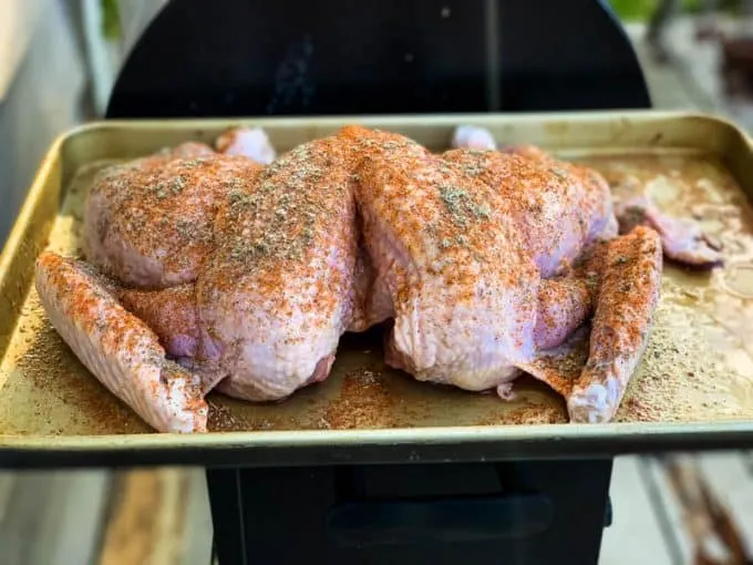 Traeger Spatchcock Smoked Turkey