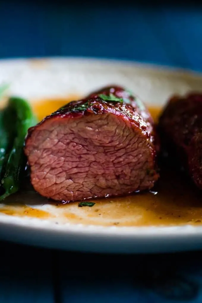 Reverse Seared Hanger Steaks 