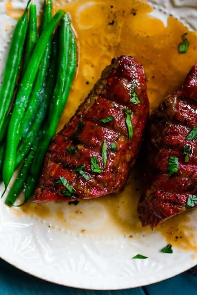 Reverse Seared Hanger Steaks 