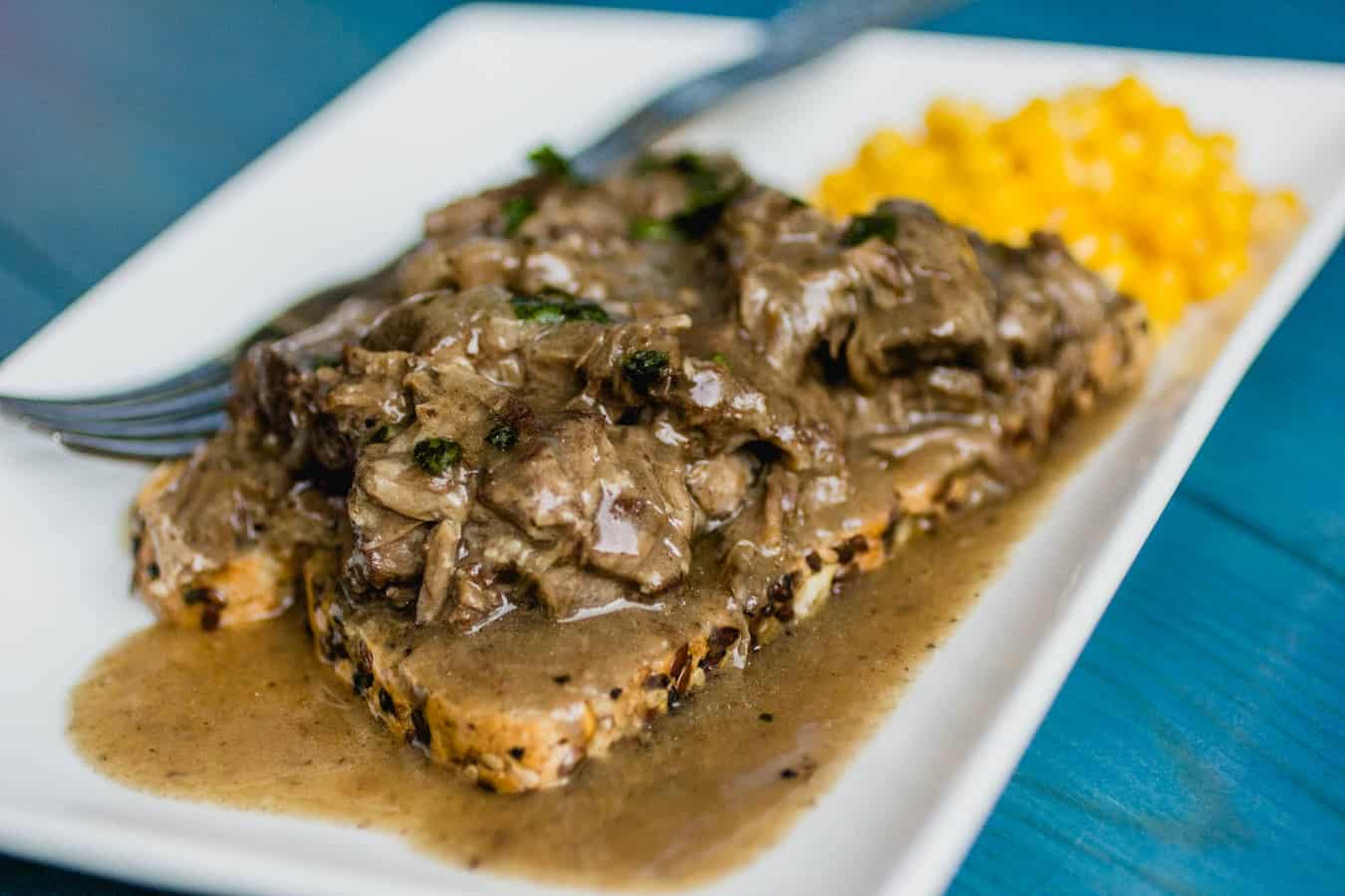 Shredded Steak and Gravy on Toast Easy Instant Pot Comfort Food Recipe