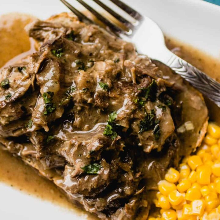Shredded Steak on Toast