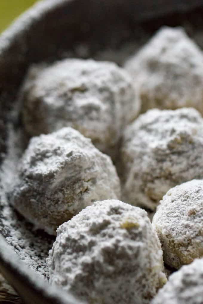 Snowball Cookies with Pecans