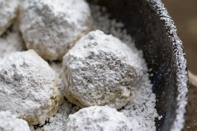 Snowball Cookies with Pecans