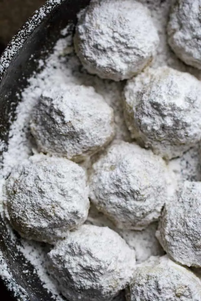 Snowball Cookies with Pecans