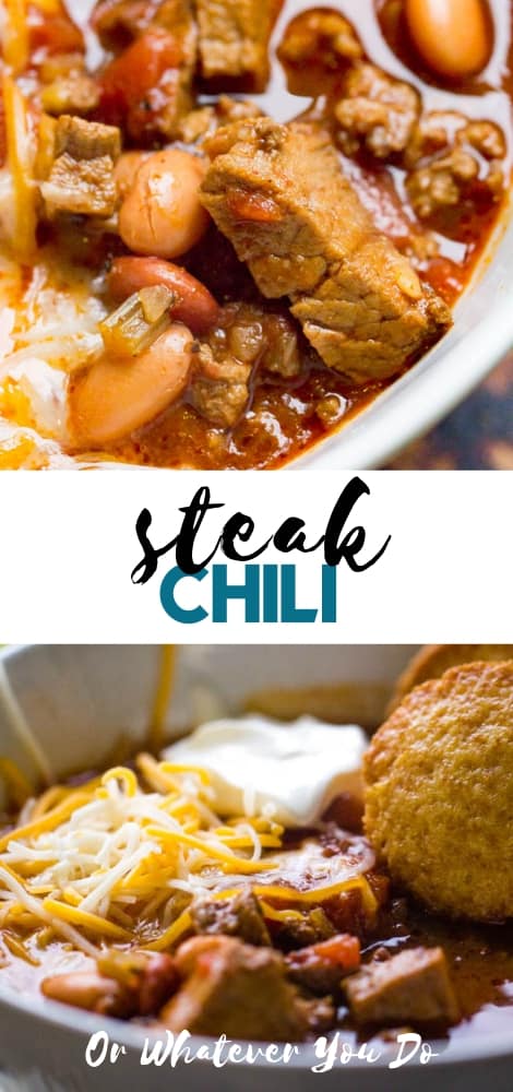 But the real question is, what type of sandwich best complements the protein? Easy Steak Chili | Leftover Prime Rib, leftover steak ...