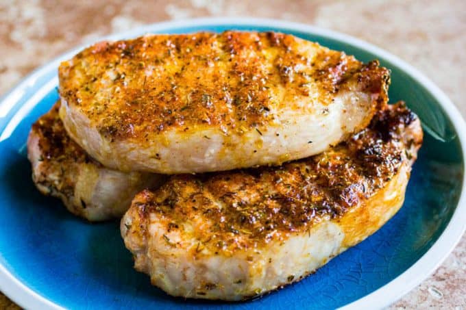 Traeger Blackened Smoked Pork Chops