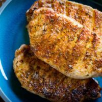Traeger Blackened Pork Chops