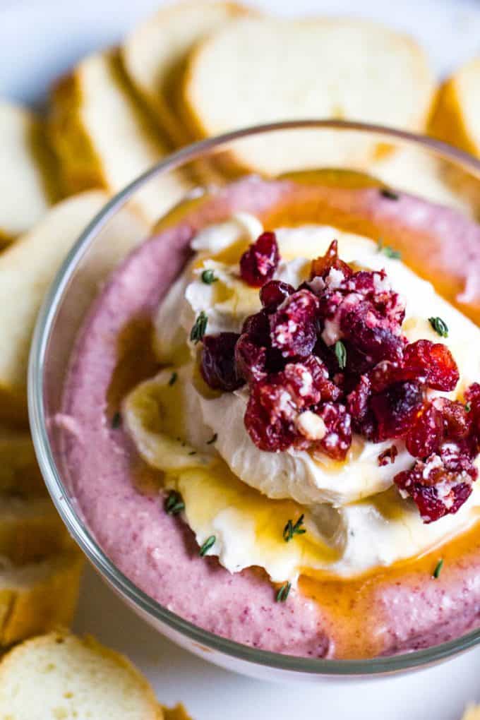 Whipped Cranberry Goat Cheese