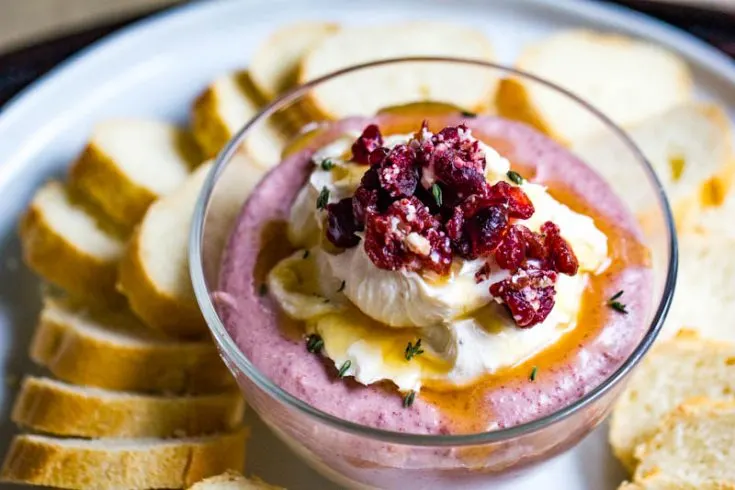 Whipped Cranberry Goat Cheese