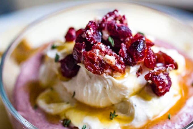 Whipped Cranberry Goat Cheese