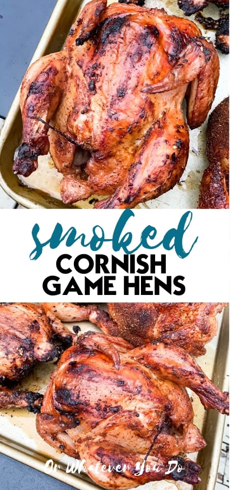 smoked cornish hens