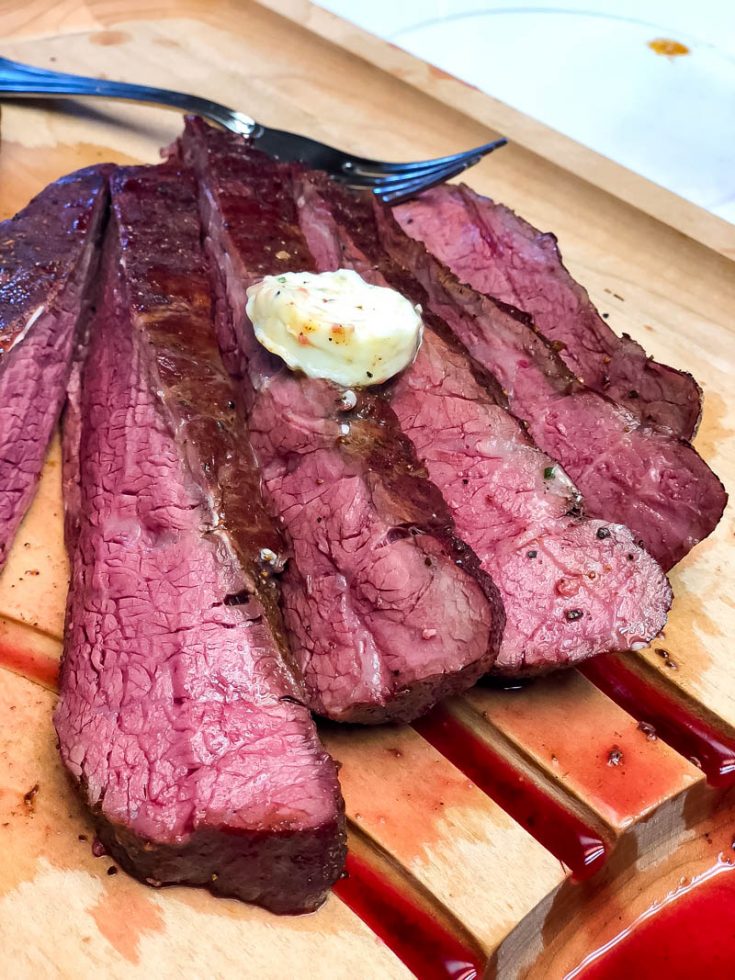 Reverse Seared Traeger Flank Steak Delicious woodfired grill recipe