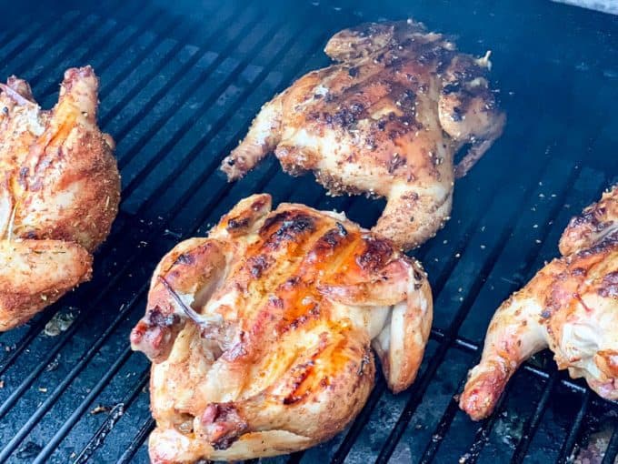 Traeger Smoke Cornish Hens