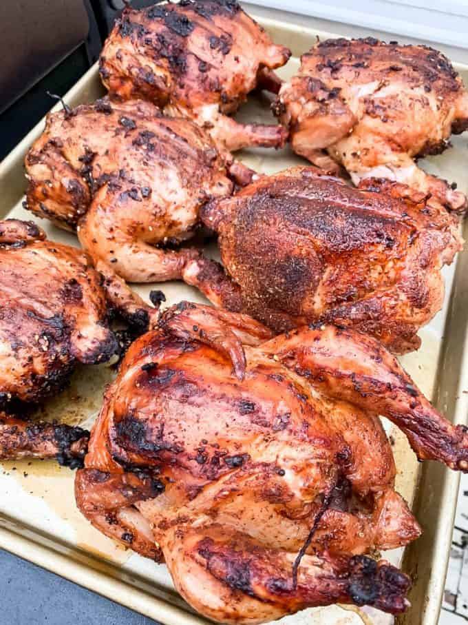 Traeger Smoke Cornish Hens