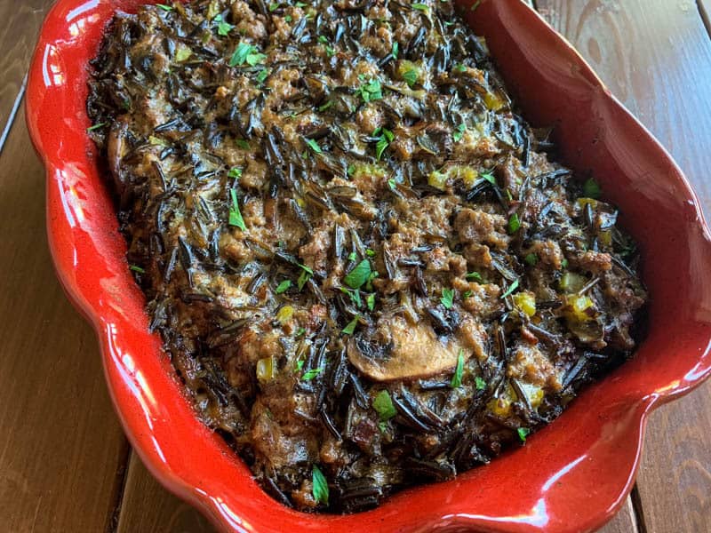 Wild Rice Casserole Hotdish Homemade Wild Rice Casserole Recipe