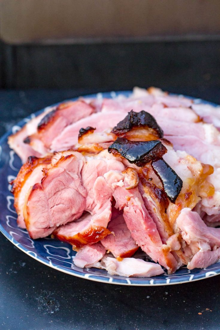 Traeger Smoked Ham Easy glazed doublesmoked ham recipe