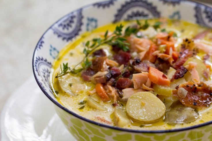 Smoked Salmon Chowder