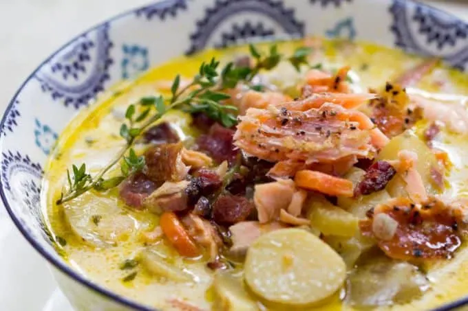 Smoked Salmon Chowder