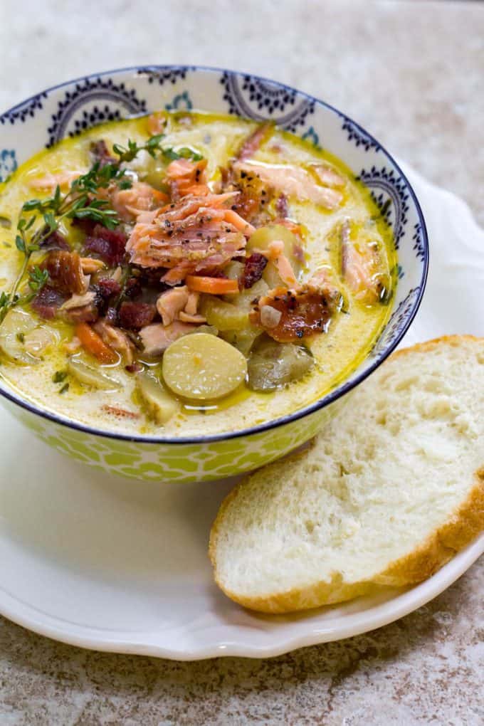 Smoked Salmon Chowder