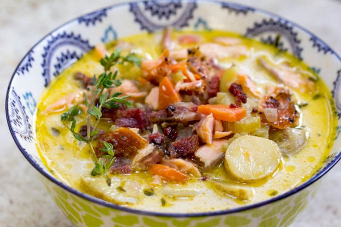 Smoked Salmon Chowder