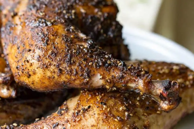 Traeger Grilled Chicken Quarters