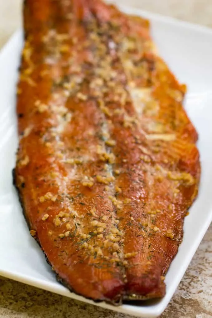 Garlic Dill Smoked Salmon