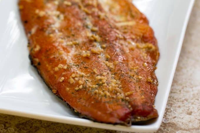 Garlic Dill Smoked Salmon